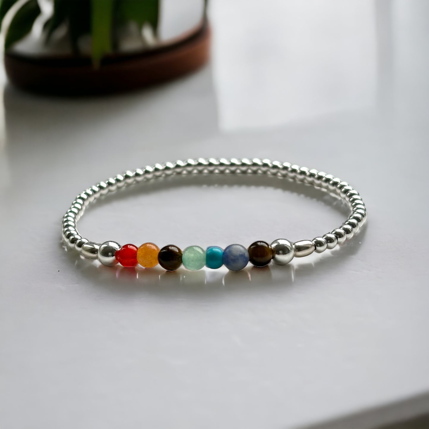 Silver Bajo Chakra Bracelet