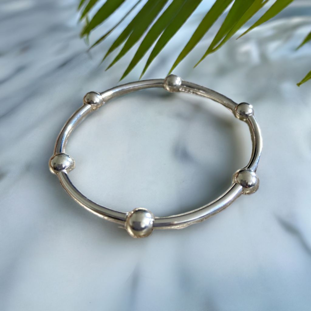 All Silver Luna Bracelet