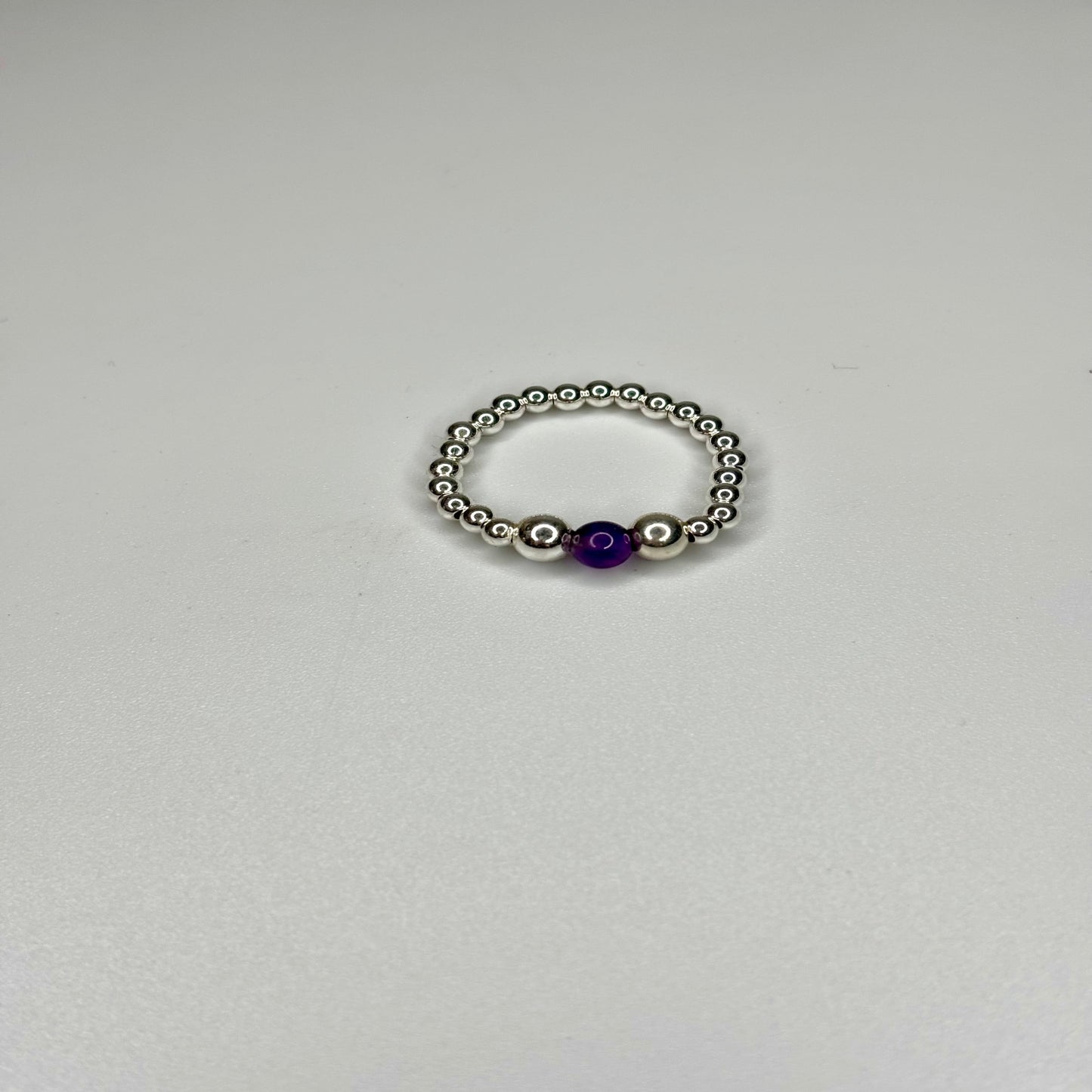 Amethyst Amor Sterling Silver ring