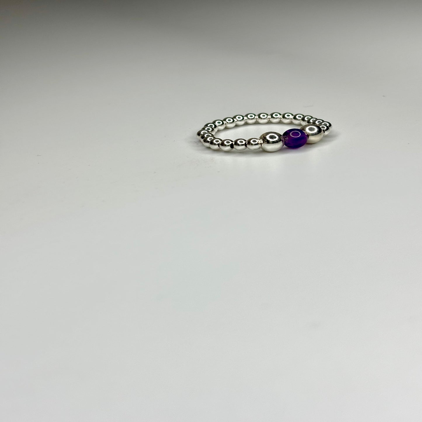 Amethyst Amor Sterling Silver ring