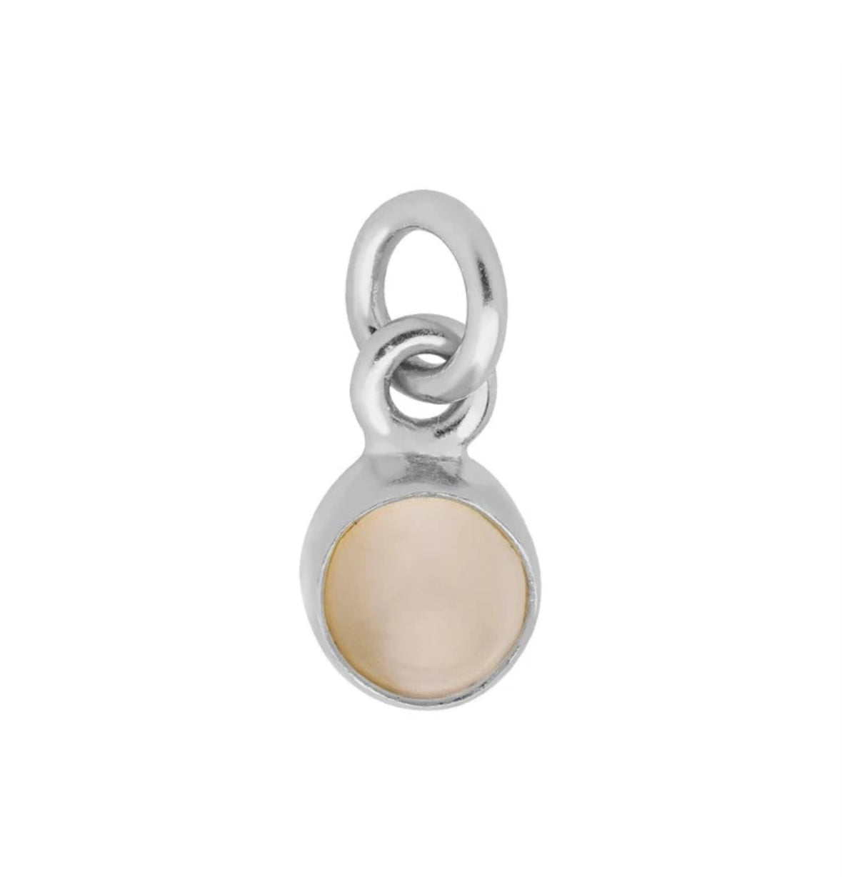 Silver Tiempo Bracelet- birthstone gemstone charm