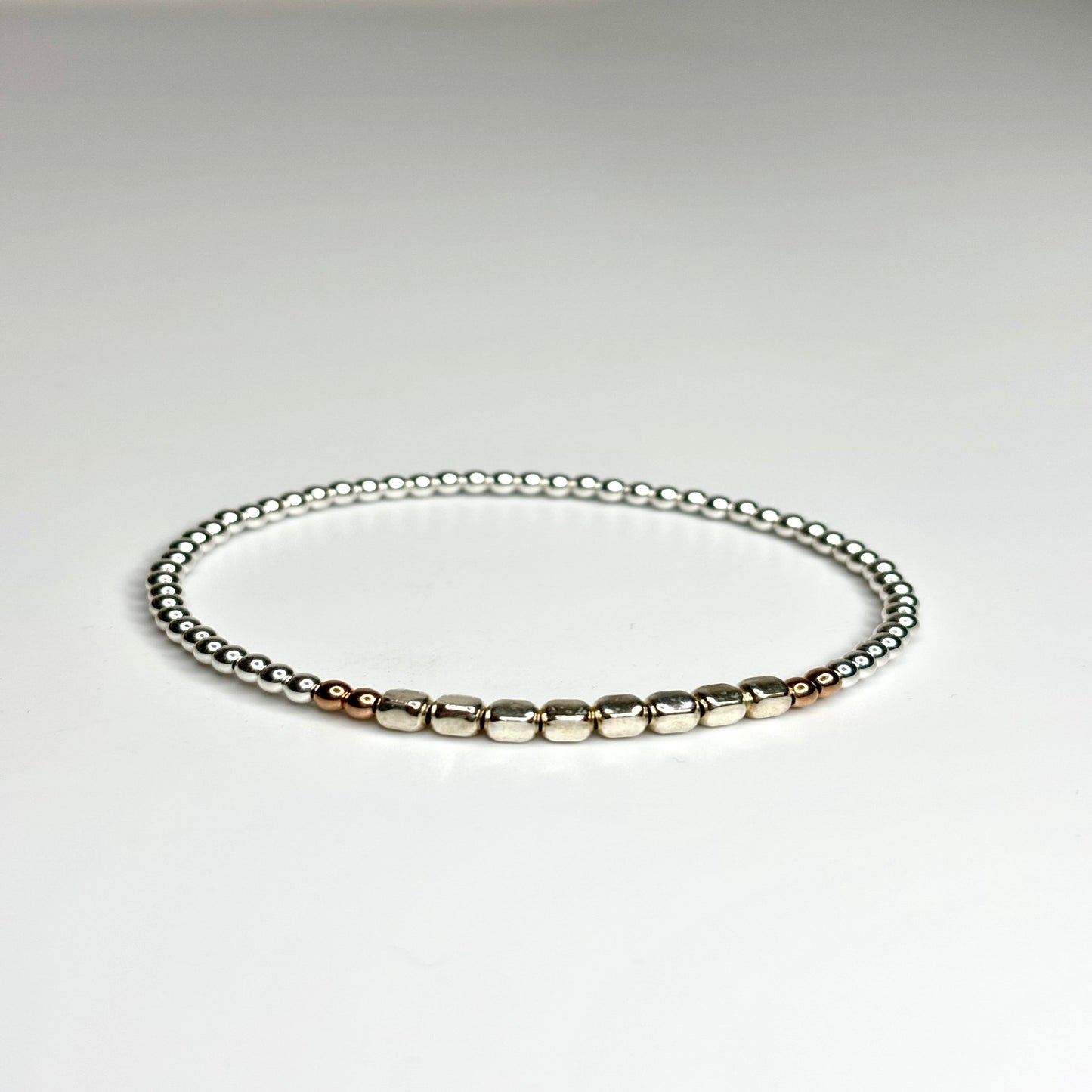 Silver and Rose Mirage Bracelet