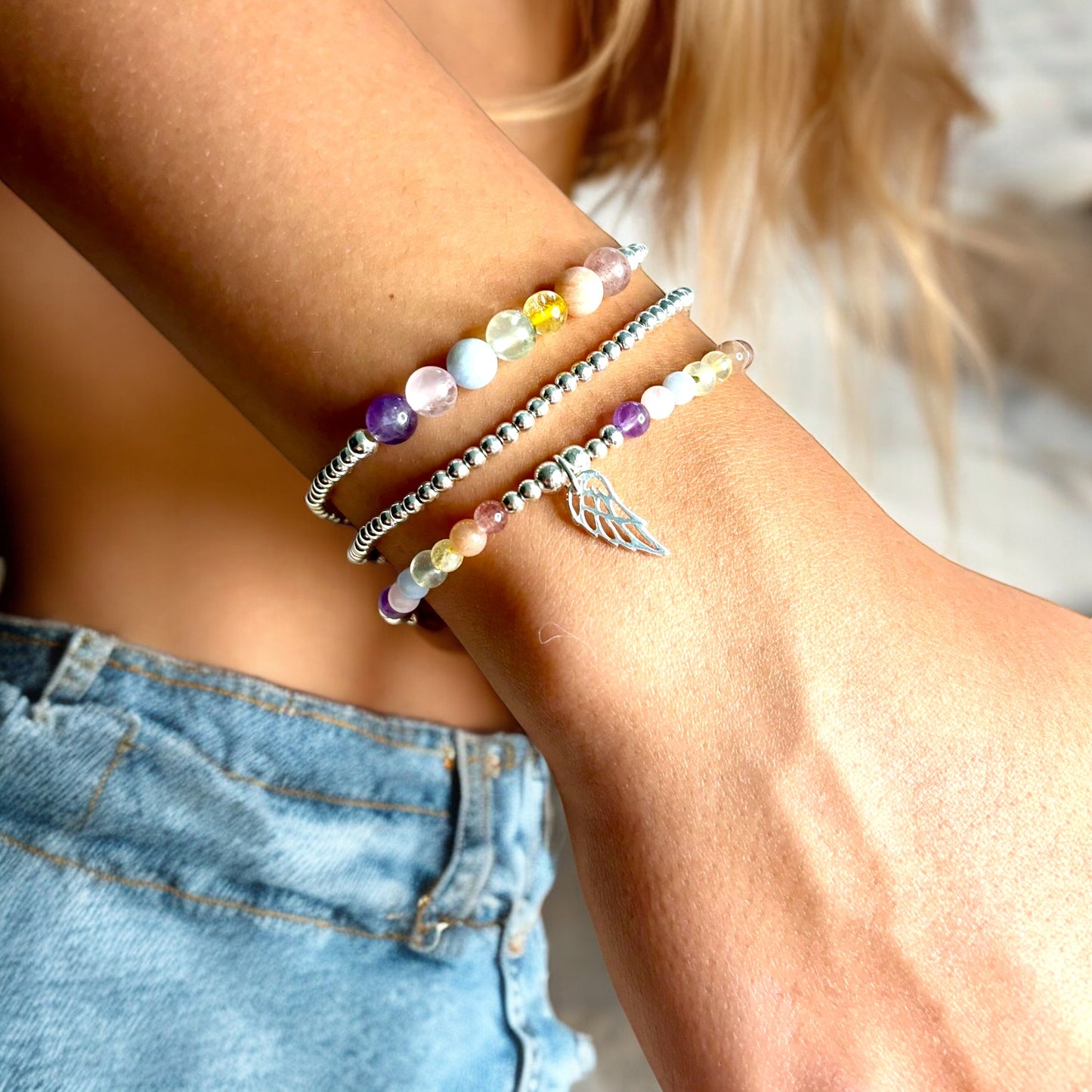 Angel wing Chakra Stack