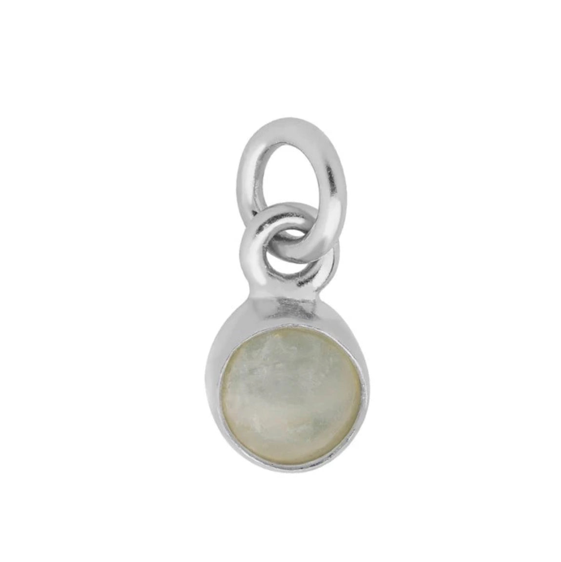 Silver Tiempo Bracelet- birthstone gemstone charm