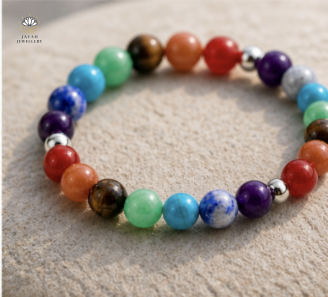 7 Chakra Healing Bracelet Natural Gemstone Energy Bracelet