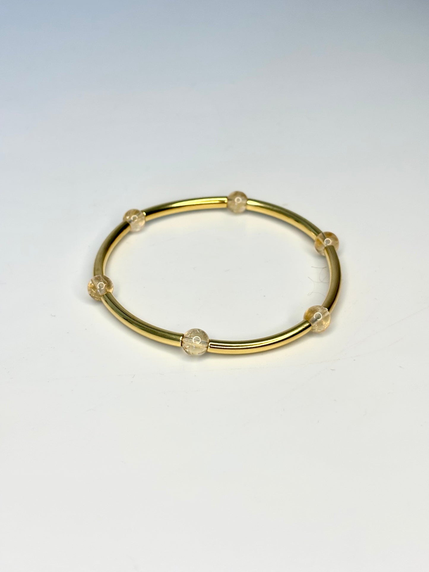 Gold Citrine Luna Bracelet