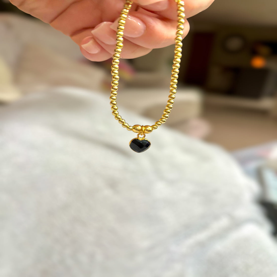 Midnight Heart Bracelet